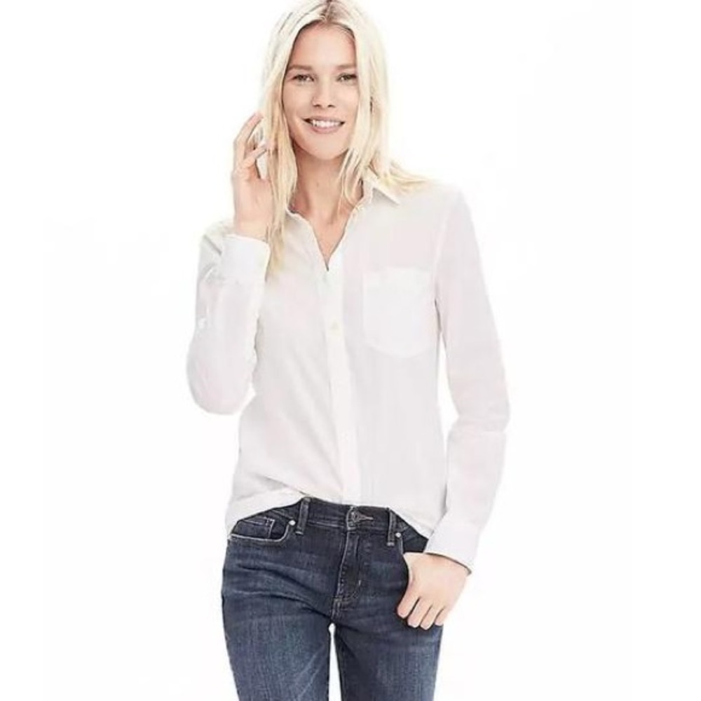 Banana Republic boyfriend fit blouse